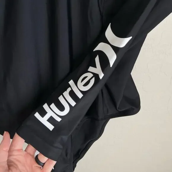 NEW Hurley quick dry long sleeve rash guard surf suit medium - Picture 9 of 13